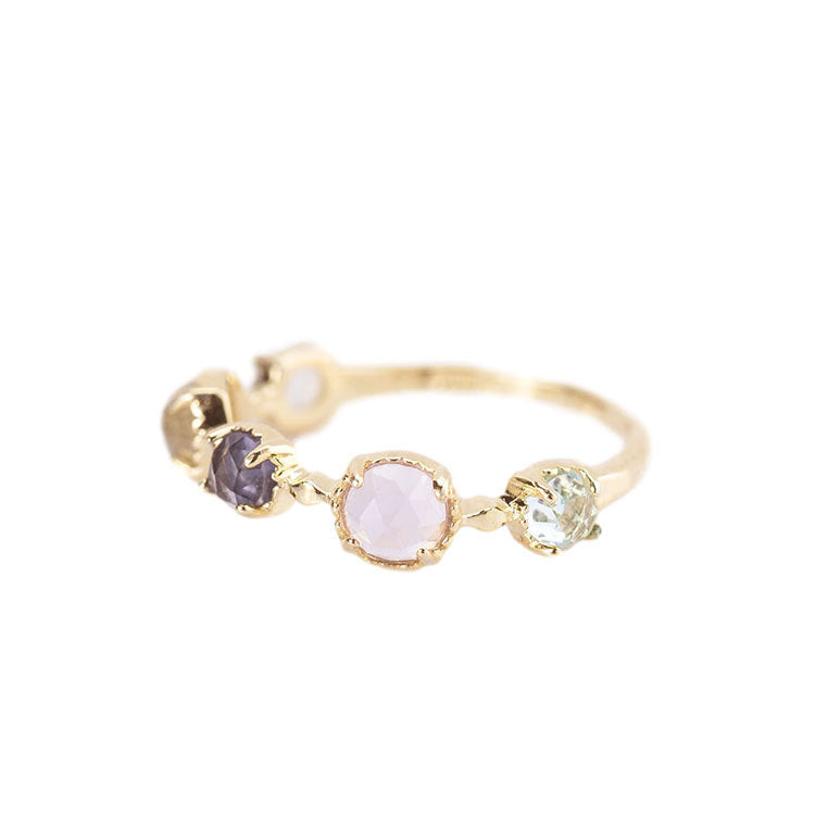 ๐ S925 Sterling Silver Multi-Gemstone Energy Ring โ Celestial Harmony, Empowered Elegance ๐