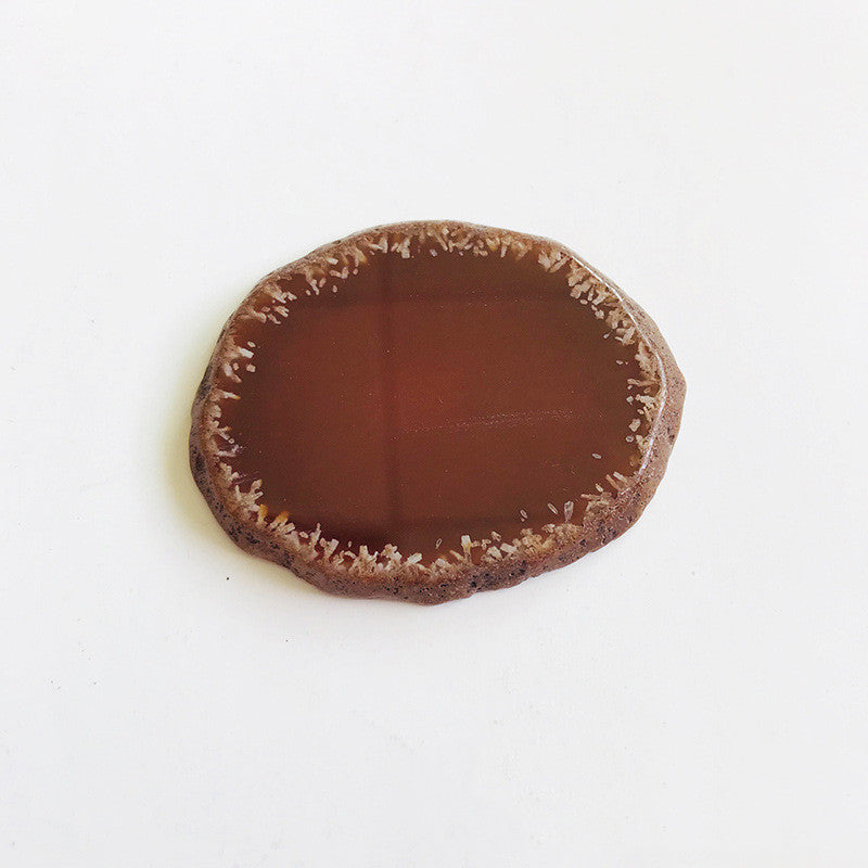 Agate Stone Mobile Phone Airbag Holder Lazy Stent Irregular Agate Stone Piece Holder