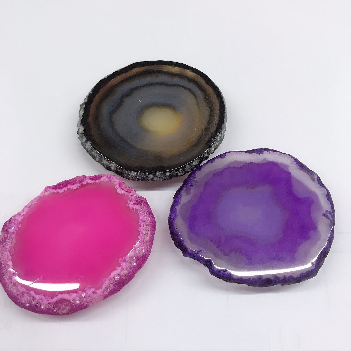 Agate Stone Mobile Phone Airbag Holder Lazy Stent Irregular Agate Stone Piece Holder