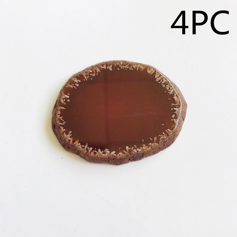 Agate Stone Mobile Phone Airbag Holder Lazy Stent Irregular Agate Stone Piece Holder