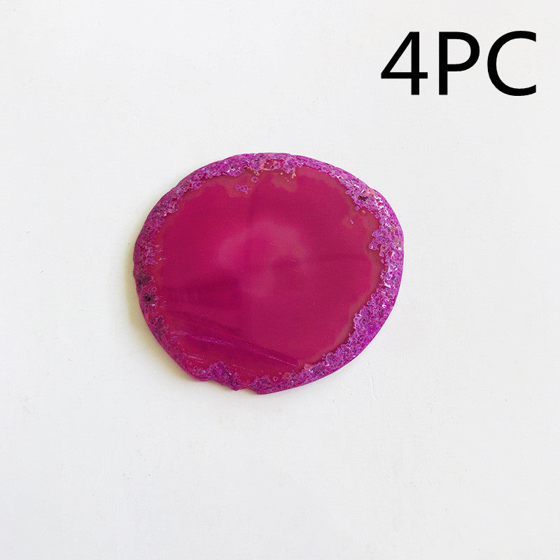 Agate Stone Mobile Phone Airbag Holder Lazy Stent Irregular Agate Stone Piece Holder