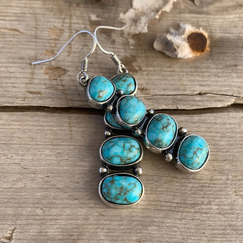 Irregular Stone Handmade Creative Earrings Women